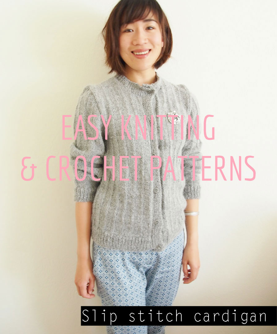 Cardigan Knitting Pattern Beginners Mohair Cover Pinterest