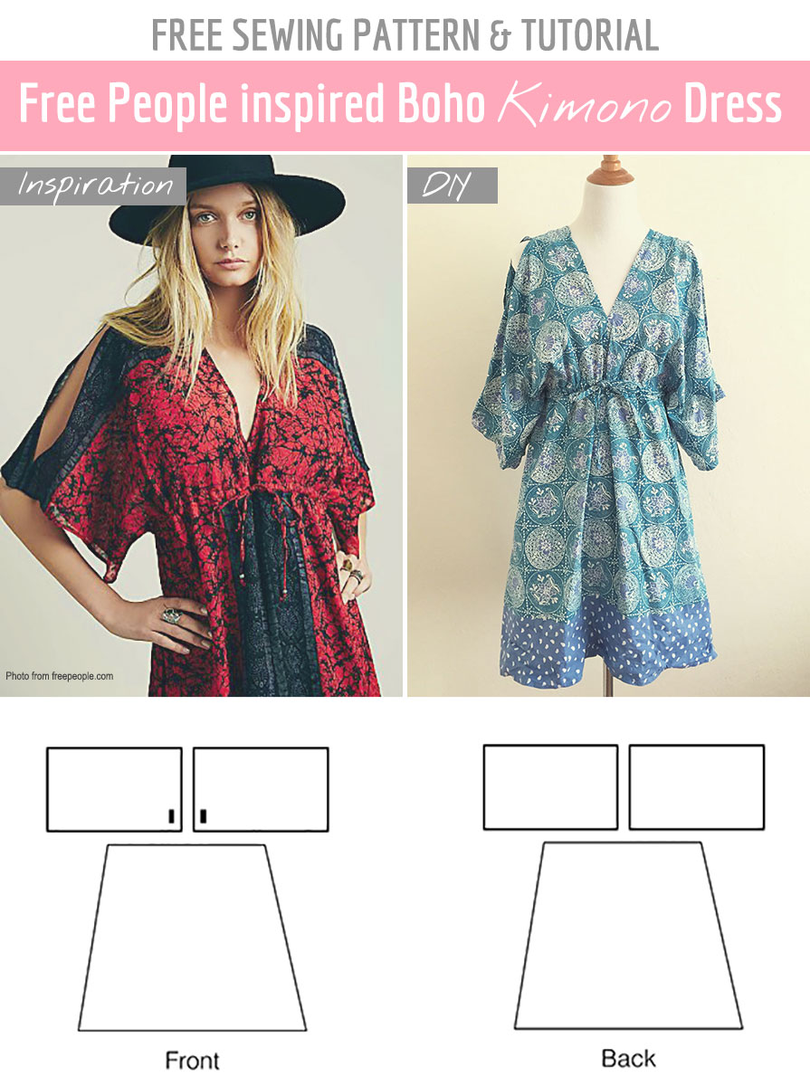 Free Sewing Pattern Tutorial Free People Inspired Summer Dress Sew ...