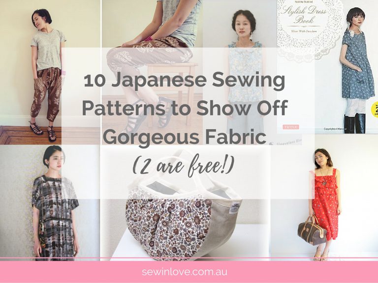 10 Japanese Sewing Patterns To Show Off Gorgeous Fabric - Sew In Love