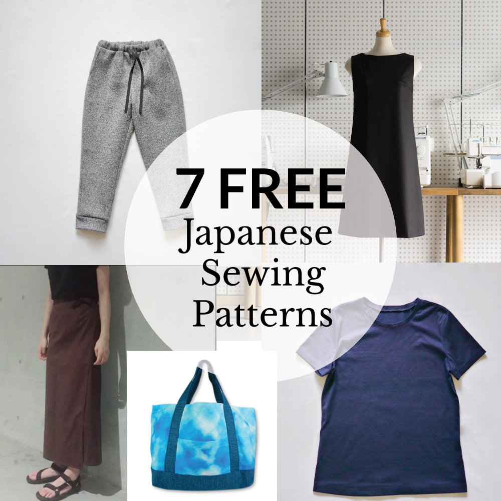 Free Japanese sewing patterns for women