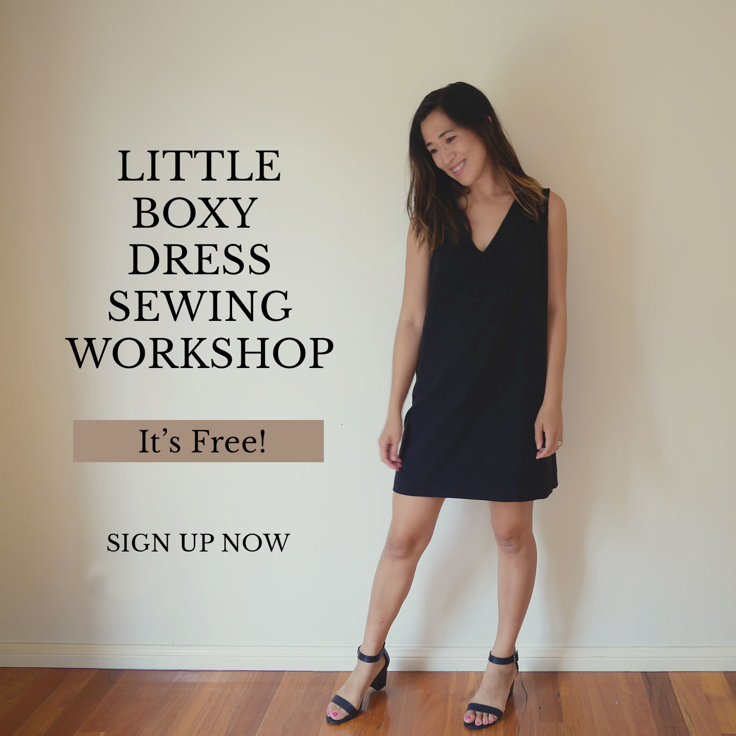 Free Little Boxy Dress Sewing Workshop